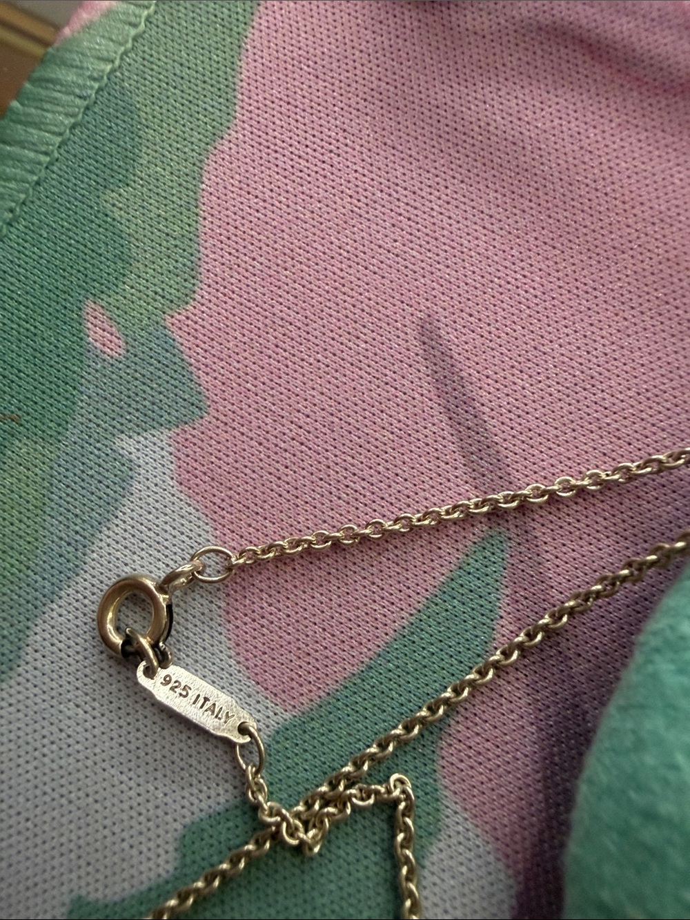 Tiffany & Co. Sterling Silver Three‑Disc Pendant Necklace with Aqua Pouch - Picture 3 of 6